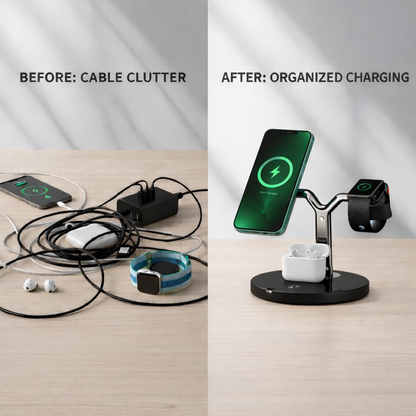 NovyCharge™ 3-in-1 Magnetic Dock